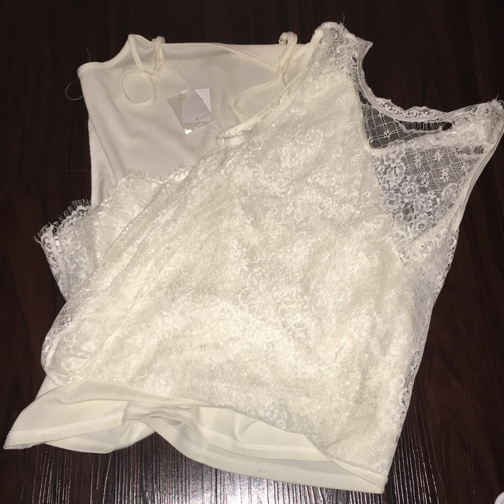 White less dress